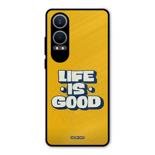 Good Life Oneplus Nord CE4 Lite Mobile Back Cover - Typography PrintShield Case