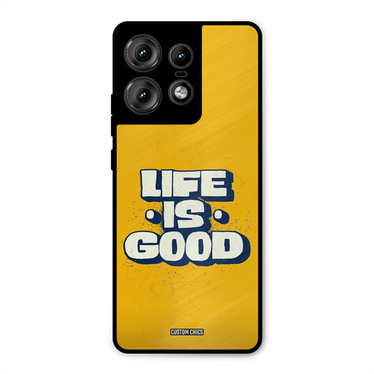 Good Life Motorola Edge 50 Pro Mobile Back Cover - Typography PrintShield Case