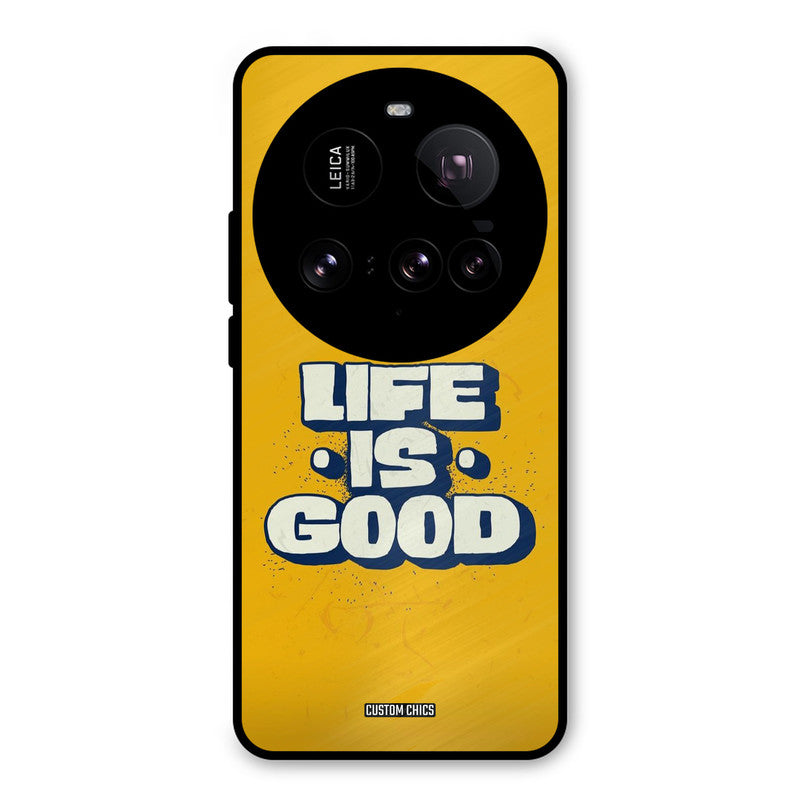 Good Life Xiaomi Mi 15 Ultra Mobile Back Cover - Typography PrintShield Case