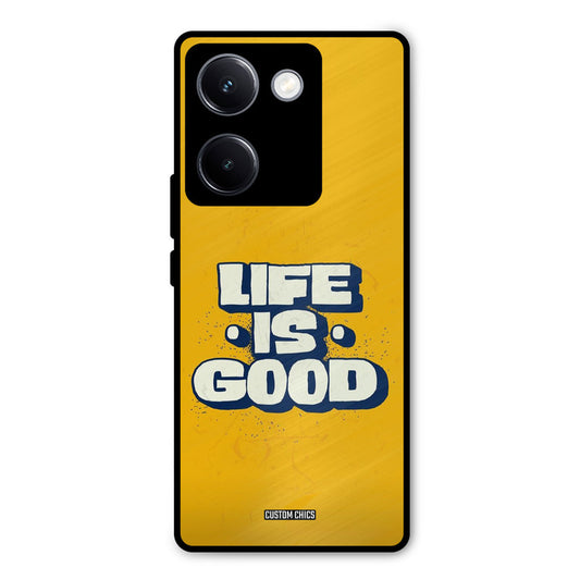 Good Life Vivo Y300 Plus Mobile Back Cover - Typography PrintShield Case