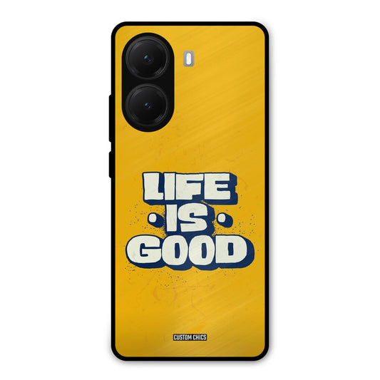 Good Life Poco X7 Pro Mobile Back Cover - Typography PrintShield Case