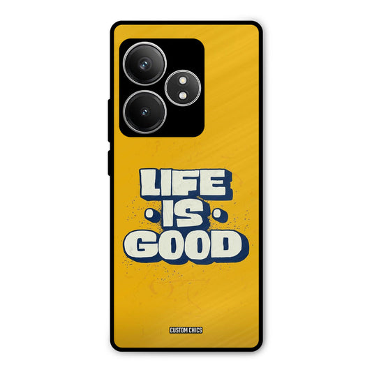 Good Life Realme GT 6T Mobile Back Cover - Typography PrintShield Case