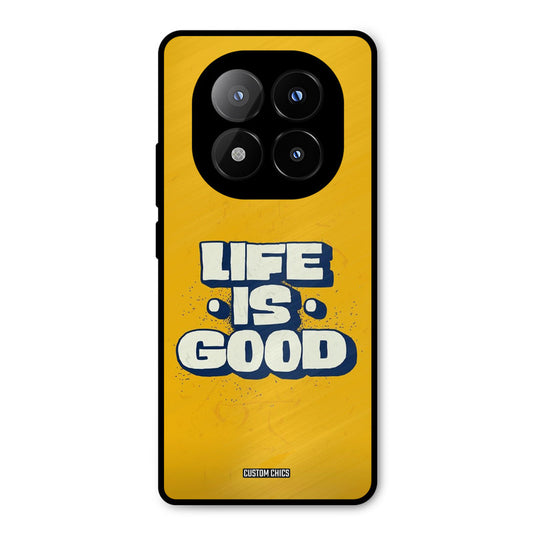 Good Life Redmi Note 14 Pro Plus 5G Mobile Back Cover - Typography PrintShield Case