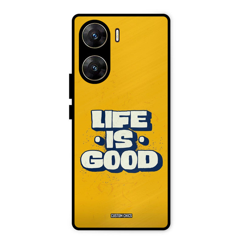 Good Life Vivo V29e Mobile Back Cover - Typography PrintShield Case