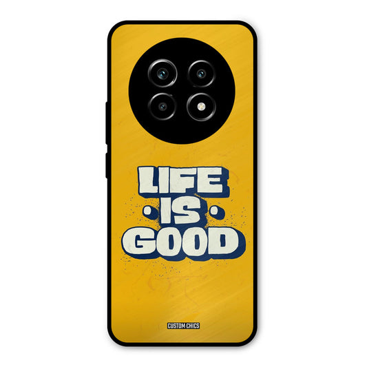 Good Life Realme 13 Pro Mobile Back Cover - Typography PrintShield Case