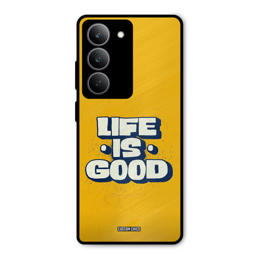 Good Life Realme 14x Mobile Back Cover - Typography PrintShield Case
