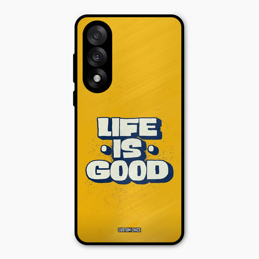 Good Life Oneplus Nord 5 Mobile Back Cover - Typography PrintShield Case