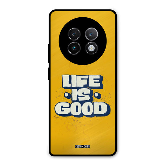 Good Life Realme 13 Plus Mobile Back Cover - Typography PrintShield Case