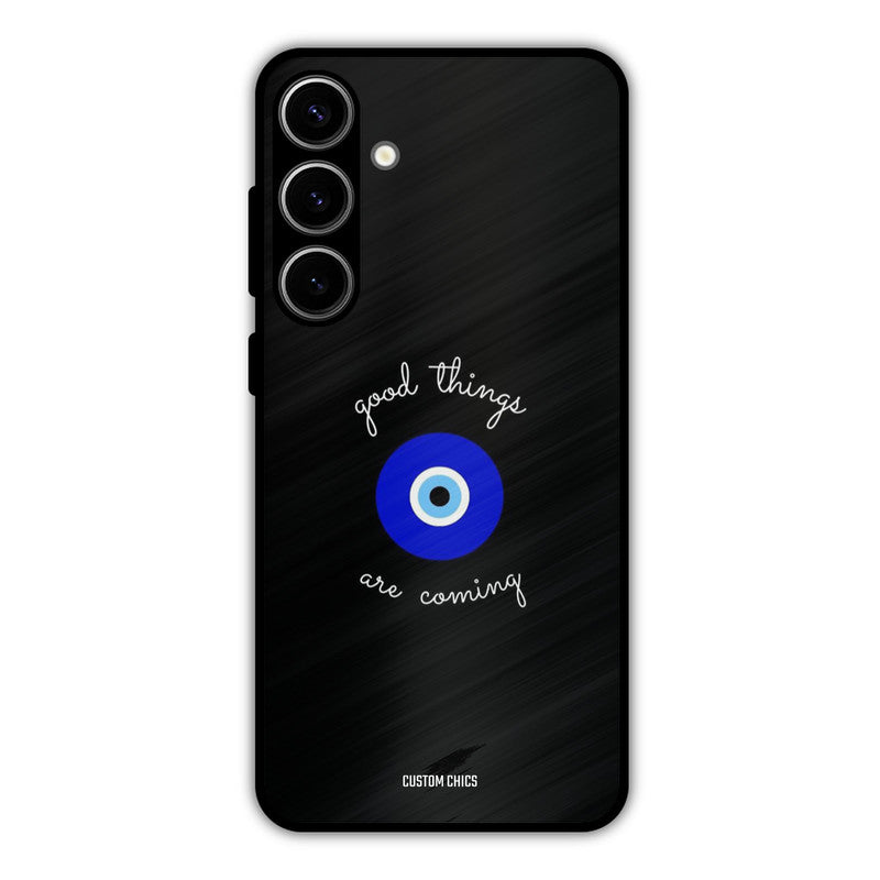 Good Things Coming Samsung Galaxy S24 Plus Mobile Back Cover - Aesthetic PrintShield Case