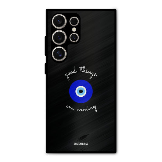 Good Things Coming Samsung Galaxy S24 Ultra Mobile Back Cover - Aesthetic PrintShield Case