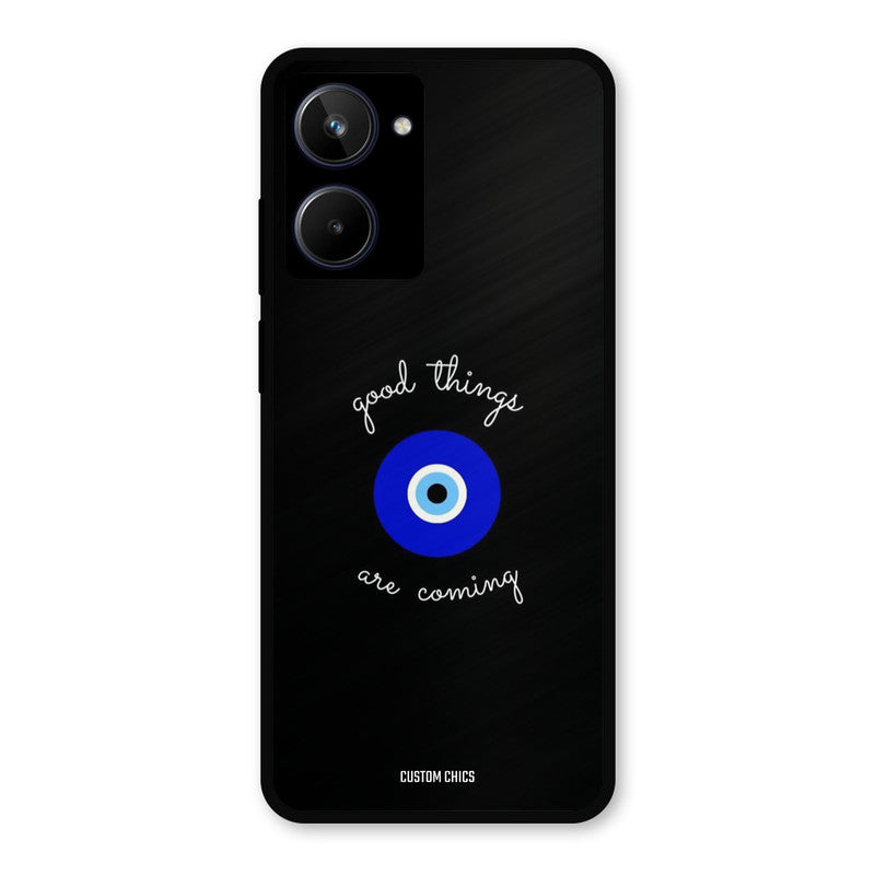 Good Things Coming Realme 10 Mobile Back Cover - Aesthetic PrintShield Case