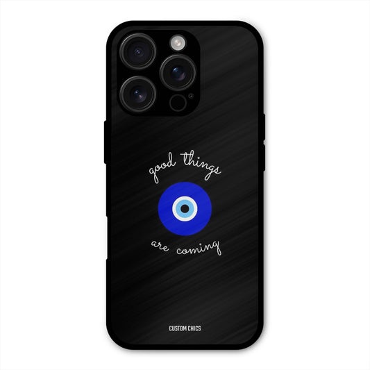 Good Things Coming iPhone 16 Pro Mobile Back Cover - Aesthetic PrintShield Case