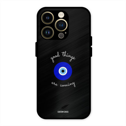 Good Things Coming iPhone 14 Pro Max Mobile Back Cover - Aesthetic PrintShield Case