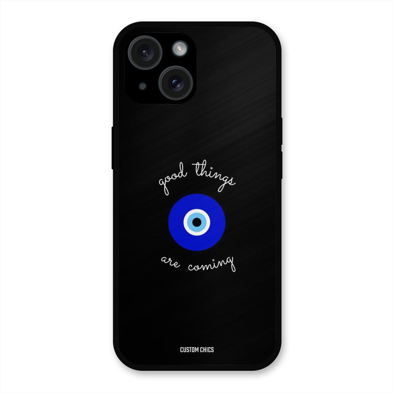Good Things Coming iPhone 15 Mobile Back Cover - Aesthetic PrintShield Case