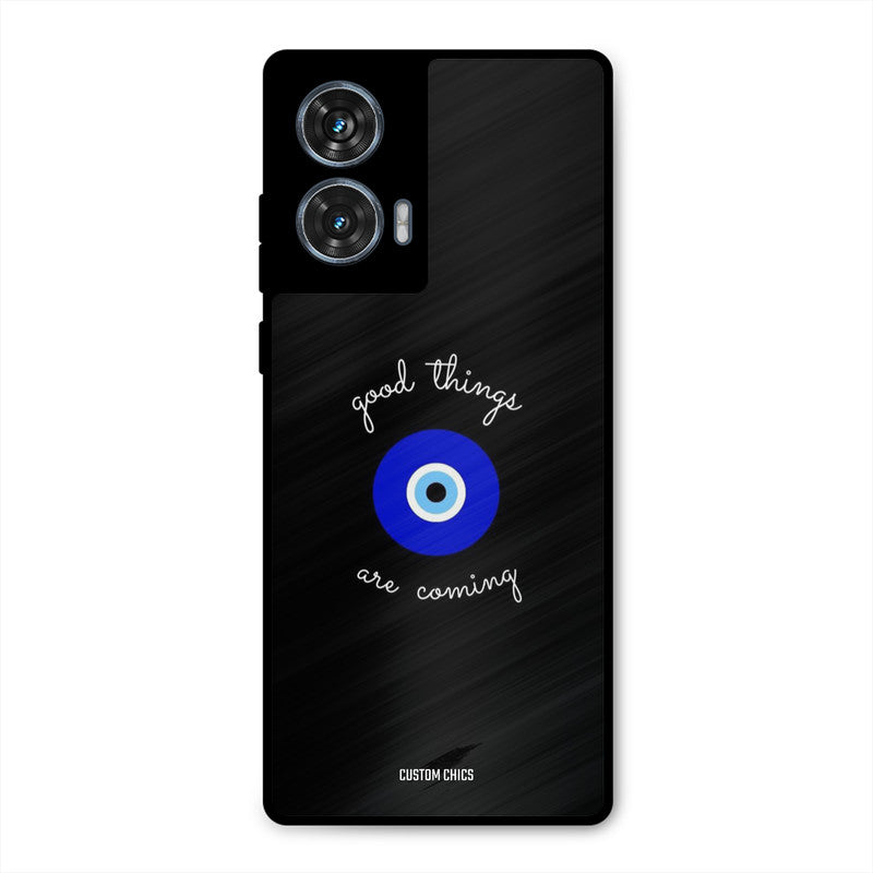 Good Things Coming Moto G96 Mobile Back Cover - Aesthetic PrintShield Case