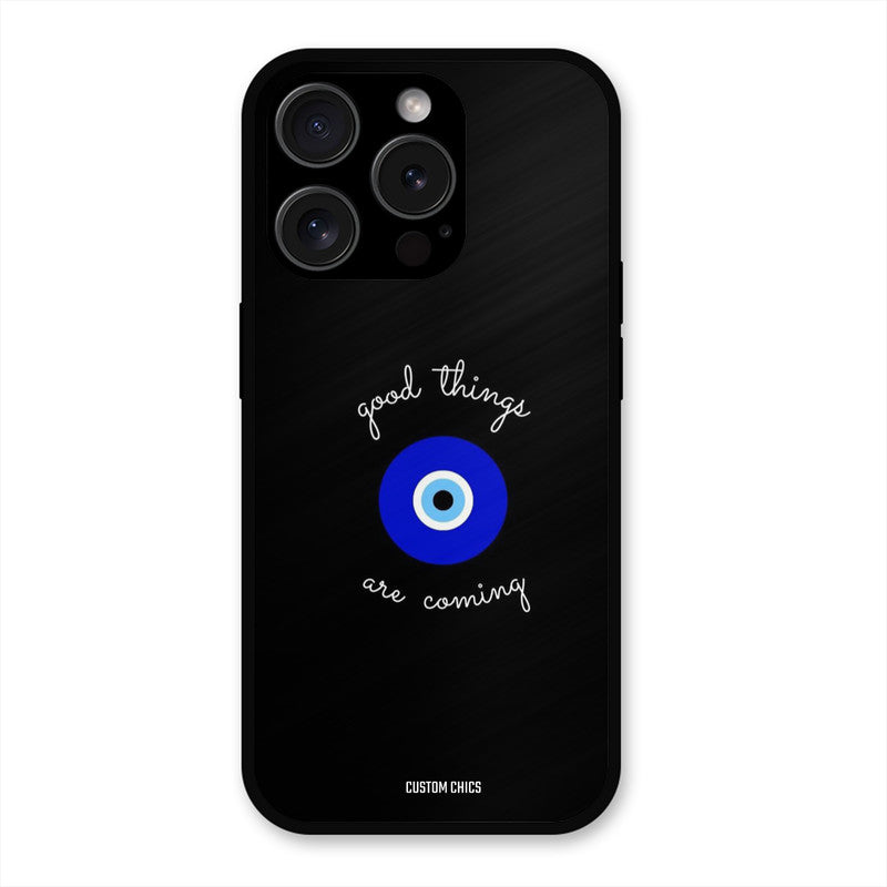 Good Things Coming iPhone 15 Pro Max Mobile Back Cover - Aesthetic PrintShield Case