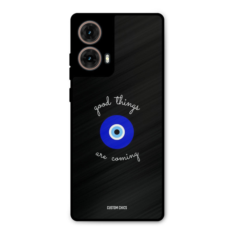Good Things Coming Moto G85 Mobile Back Cover - Aesthetic PrintShield Case