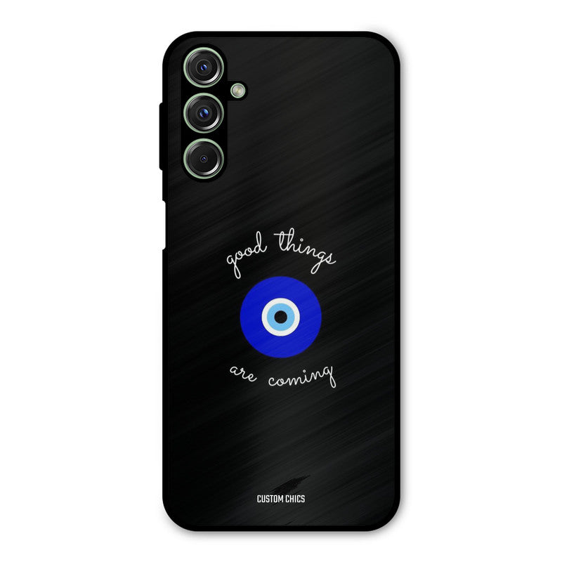 Good Things Coming Samsung Galaxy M34 Mobile Back Cover - Aesthetic PrintShield Case