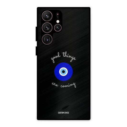 Good Things Coming Samsung Galaxy S22 Ultra Mobile Back Cover - Aesthetic PrintShield Case