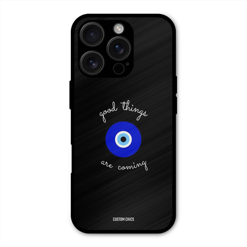 Good Things Coming iPhone 16 Pro Max Mobile Back Cover - Aesthetic PrintShield Case