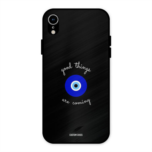Good Things Coming iPhone XR Mobile Back Cover - Aesthetic PrintShield Case