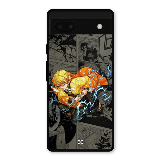 Zenitsu Manga Google Pixel 6a Mobile Back Cover - Anime PrintShield Case