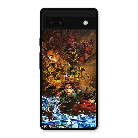 Demon Slayers Google Pixel 6a Mobile Back Cover - Anime PrintShield Case