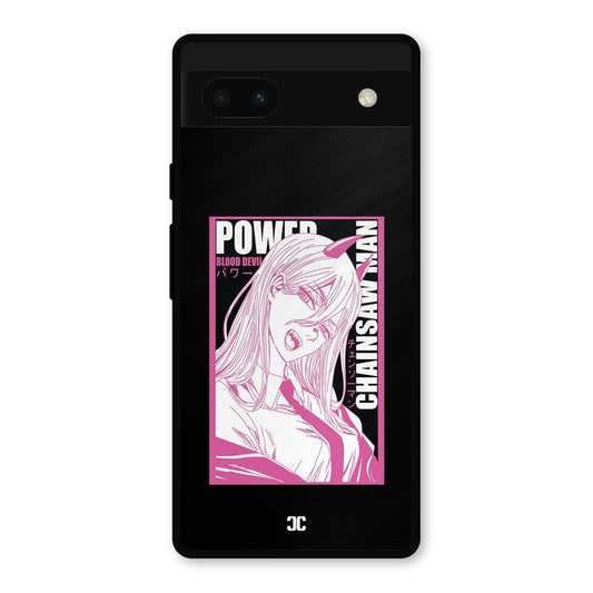 Blood Devil Power Google Pixel 6a Mobile Back Cover - Anime PrintShield Case