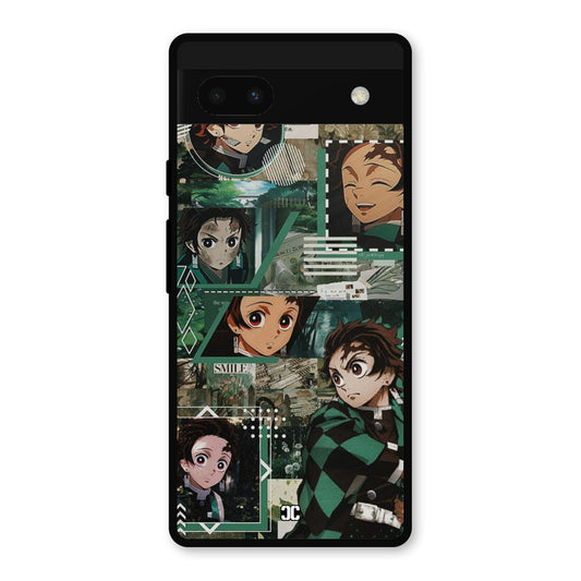 Tanjiro Thoughts Google Pixel 6a Mobile Back Cover - Anime PrintShield Case