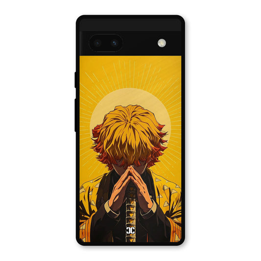 Calm Zenitsu Google Pixel 6a Mobile Back Cover - Anime PrintShield Case