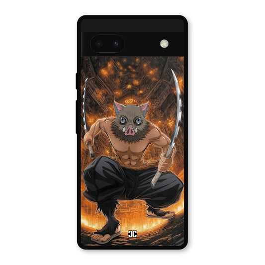 Inosuke Rage Google Pixel 6a Mobile Back Cover - Anime PrintShield Case