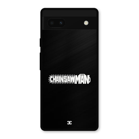 Chainsaw Logo Google Pixel 6a Mobile Back Cover - Anime PrintShield Case
