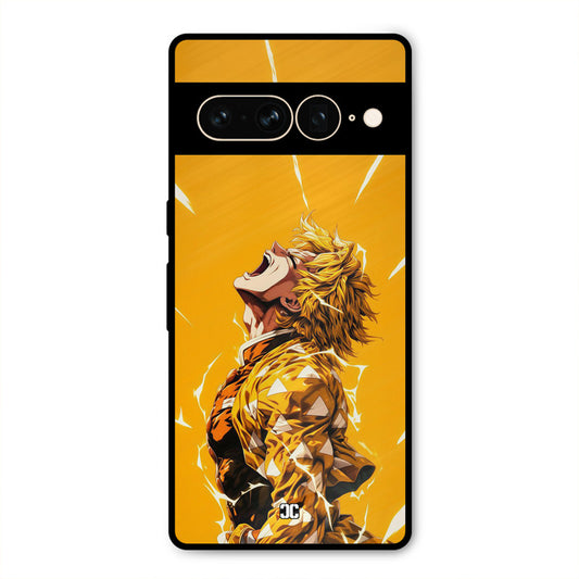 Shouting Zenitsu Google Pixel 7 Pro Mobile Back Cover - Anime PrintShield Case