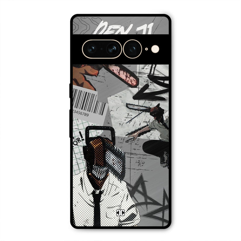 Denji Rage Google Pixel 7 Pro Mobile Back Cover - Anime PrintShield Case