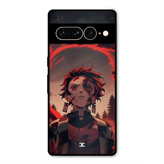 Raging Tanjiro Google Pixel 7 Pro Mobile Back Cover - Anime PrintShield Case