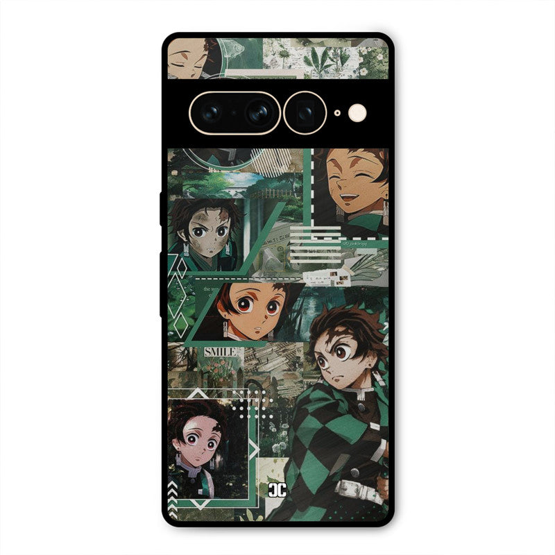 Tanjiro Thoughts Google Pixel 7 Pro Mobile Back Cover - Anime PrintShield Case