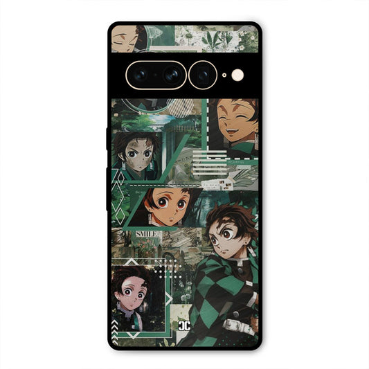 Tanjiro Thoughts Google Pixel 7 Pro Mobile Back Cover - Anime PrintShield Case