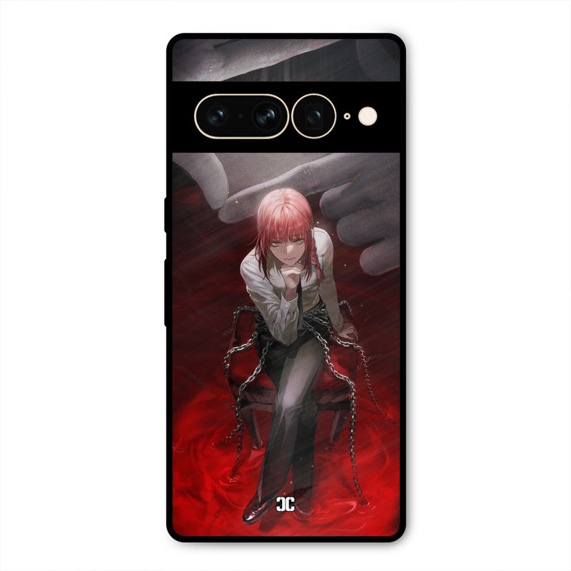 Makima Chains Google Pixel 7 Pro Mobile Back Cover - Anime PrintShield Case