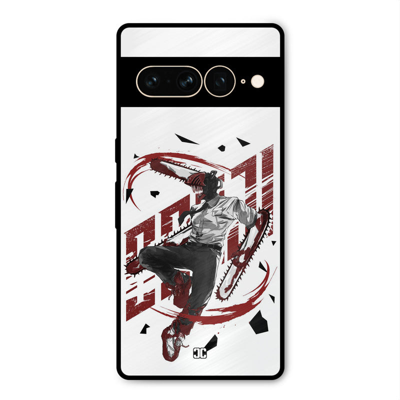 Chainsawman Typo Google Pixel 7 Pro Mobile Back Cover - Anime PrintShield Case