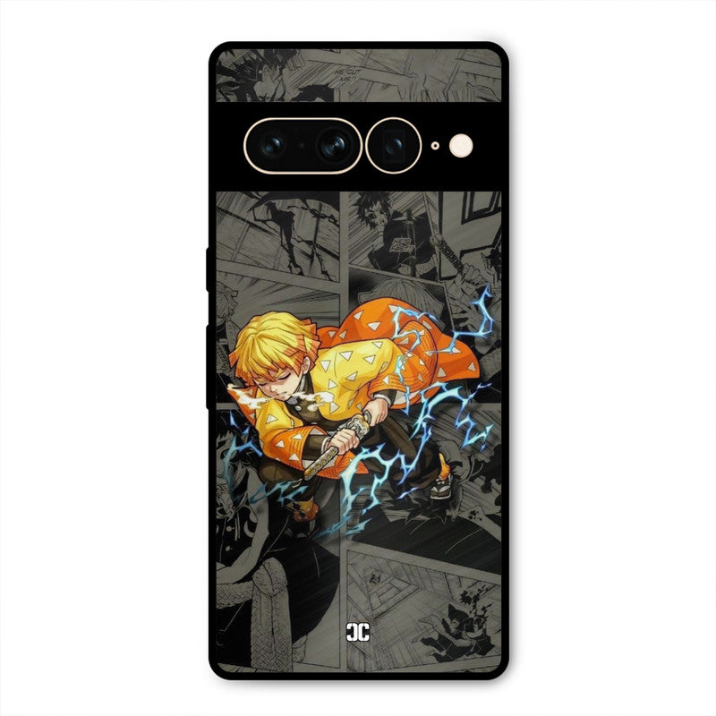Zenitsu Manga Google Pixel 7 Pro Mobile Back Cover - Anime PrintShield Case