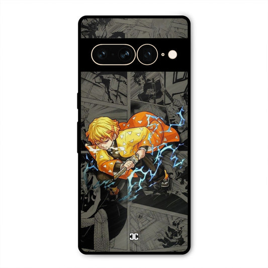 Zenitsu Manga Google Pixel 7 Pro Mobile Back Cover - Anime PrintShield Case