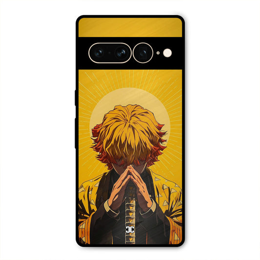 Calm Zenitsu Google Pixel 7 Pro Mobile Back Cover - Anime PrintShield Case