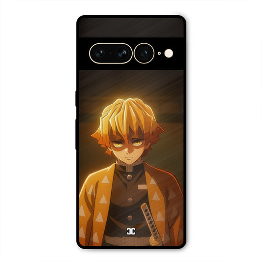 Thunderboy Zenitsu Google Pixel 7 Pro Mobile Back Cover - Anime PrintShield Case