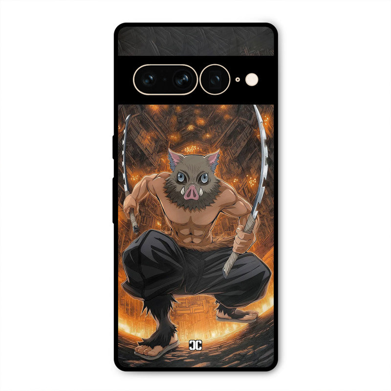 Inosuke Rage Google Pixel 7 Pro Mobile Back Cover - Anime PrintShield Case