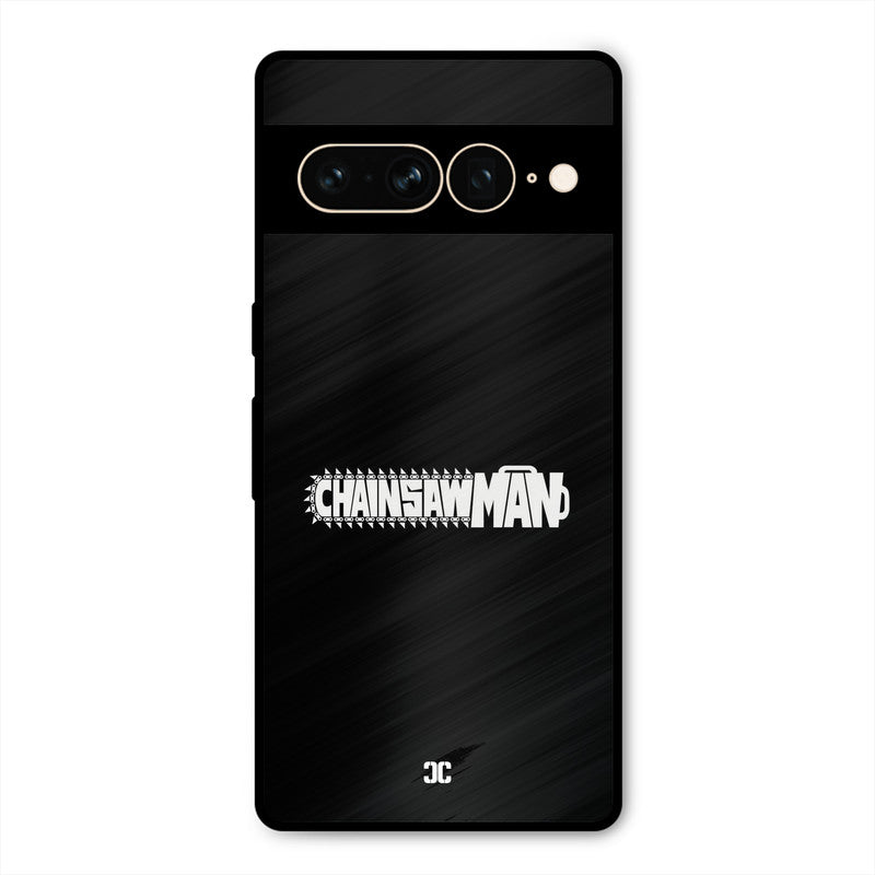 Chainsaw Logo Google Pixel 7 Pro Mobile Back Cover - Anime PrintShield Case