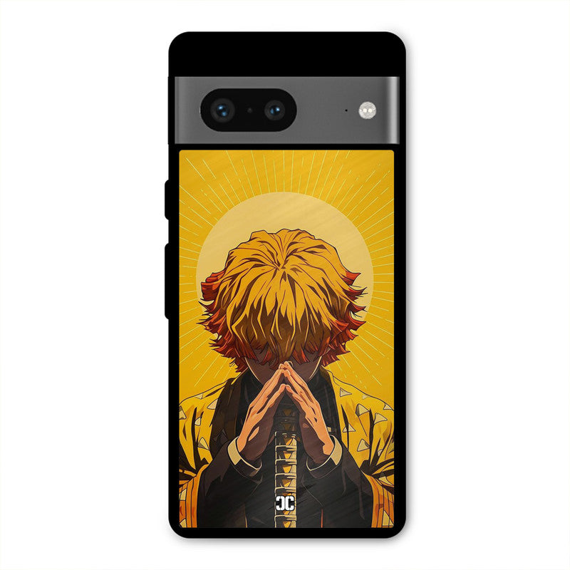 Calm Zenitsu Google Pixel 7 Mobile Back Cover - Anime PrintShield Case