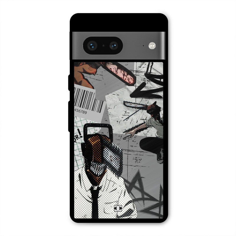 Denji Rage Google Pixel 7 Mobile Back Cover - Anime PrintShield Case