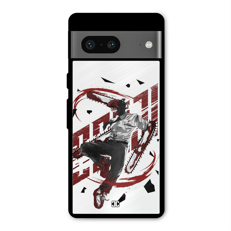 Chainsawman Typo Google Pixel 7 Mobile Back Cover - Anime PrintShield Case
