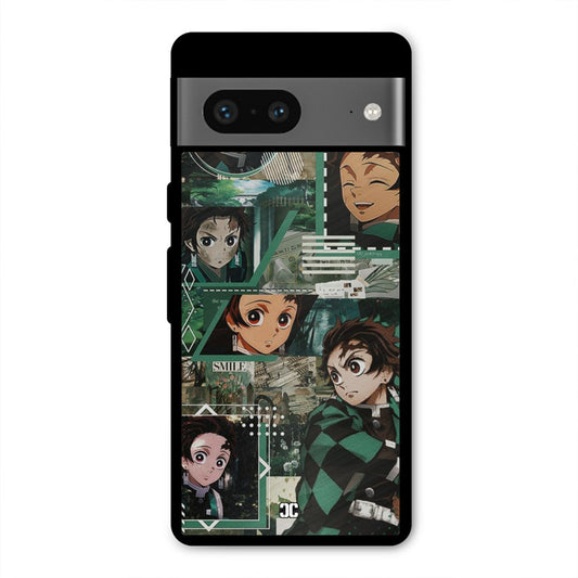 Tanjiro Thoughts Google Pixel 7 Mobile Back Cover - Anime PrintShield Case