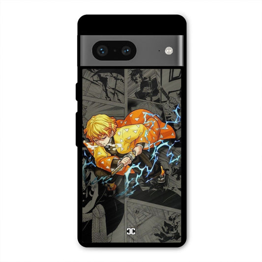 Zenitsu Manga Google Pixel 7 Mobile Back Cover - Anime PrintShield Case